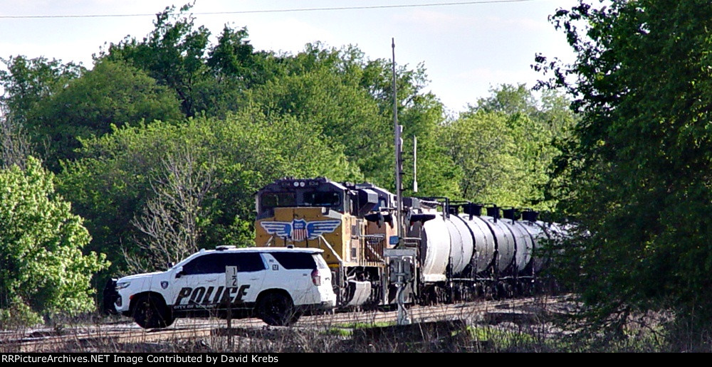 Train is stopped.